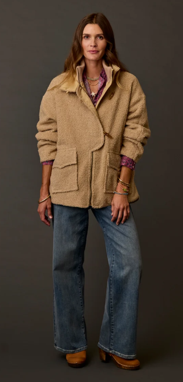 Carve Design Womens Emilia Boucle Coat