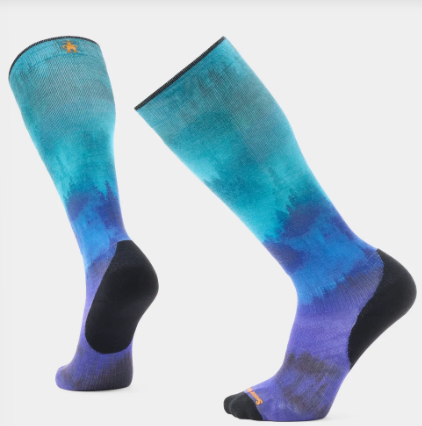 Smartwool Ski Compression Print Over The Calf Socks