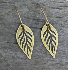 Daphne Lorna Feather Lite Earrings