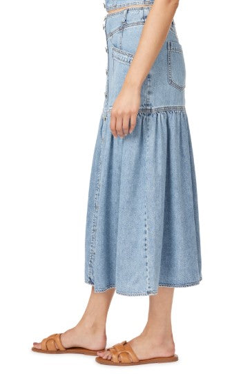 Habitual Womens Button Front Skirt