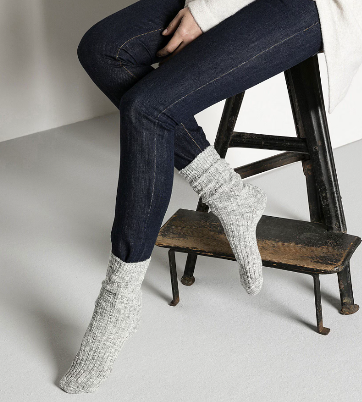 Birkenstock Womens Cotton Slub Sock