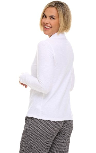 Cut Loose Womens Fitted Shirt - Linen Cotton Jersey