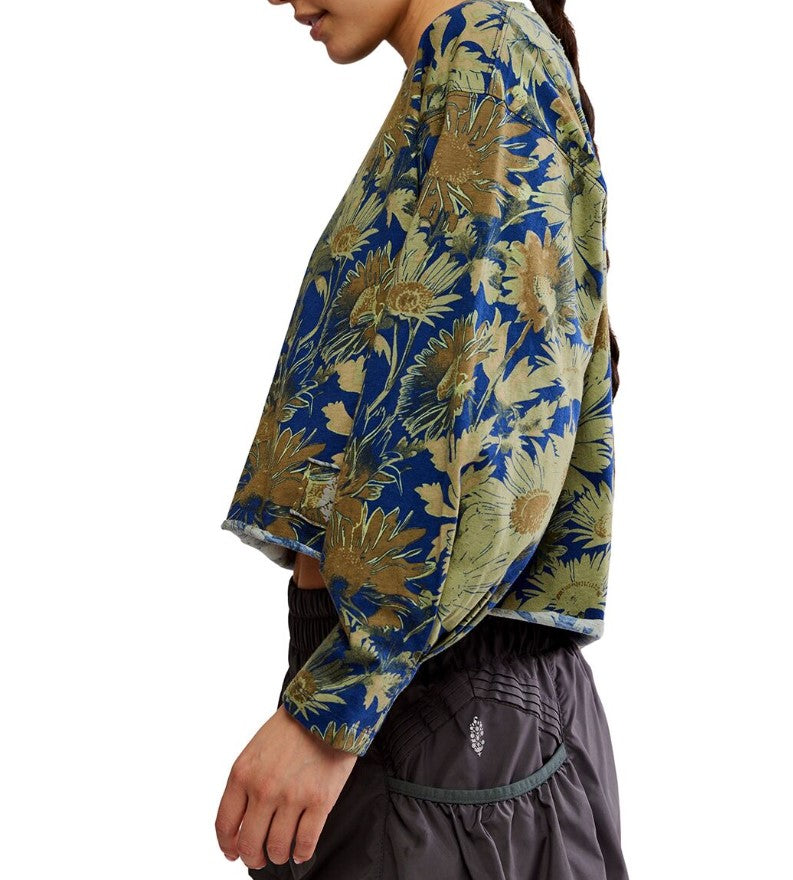 Free People Womens Inspire Layer Print Top