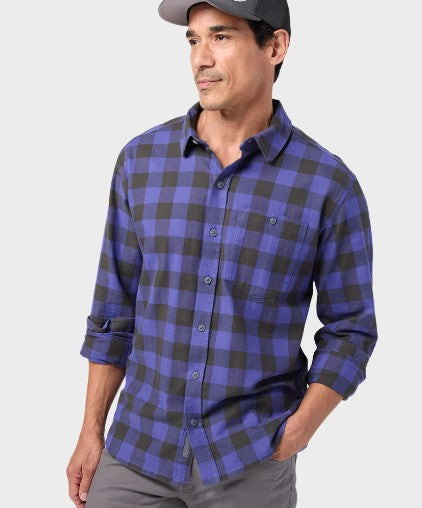Stio Mens Miter Stretch Lightweight Flannel Shirt