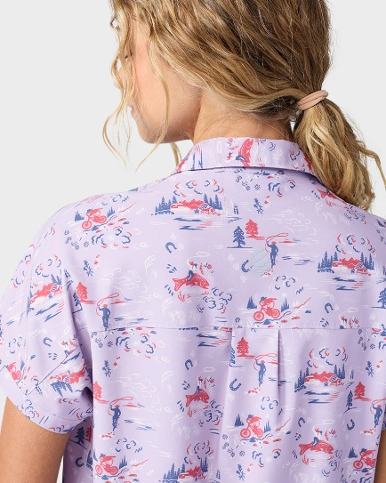Stio Womens Shifter Short Sleeve Button Up