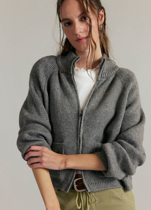 Free People Womens WTF On It Half Zip