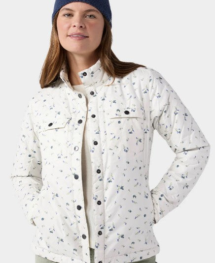 Stio Womens Skycrest Insulated Snap Shirt