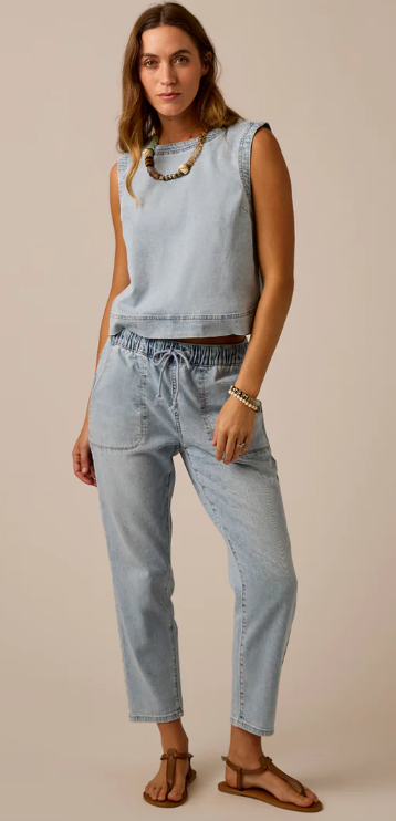 Carve Womens Zoe Lightweight Denim Pant