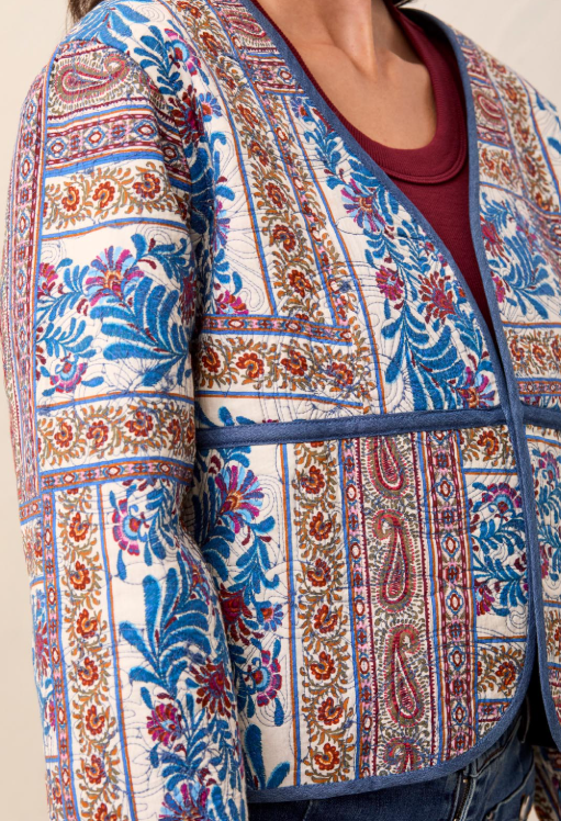 Tribal Womens Reversible Jacket with Fancy Quilt