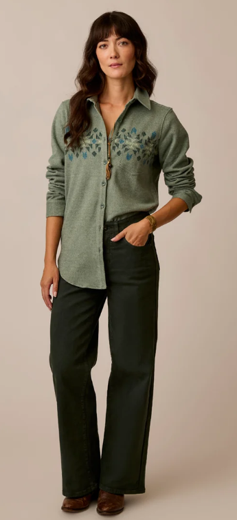 Carve Womens Fairbanks Supersoft Button Up Shirt