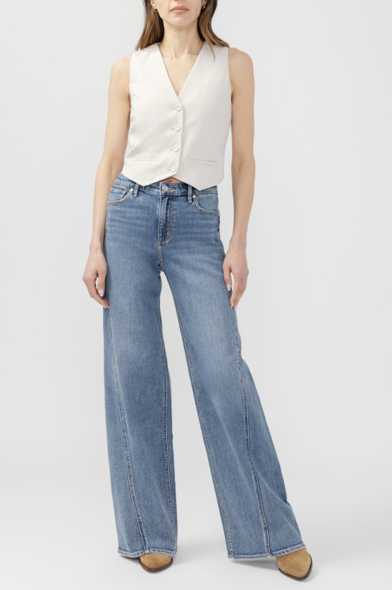 Silver Jeans Co. Womens Isibister Wide Leg Jeans