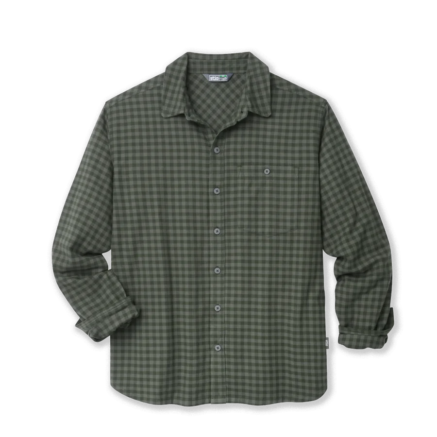 Stio Mens Miter Stretch Lightweight Flannel