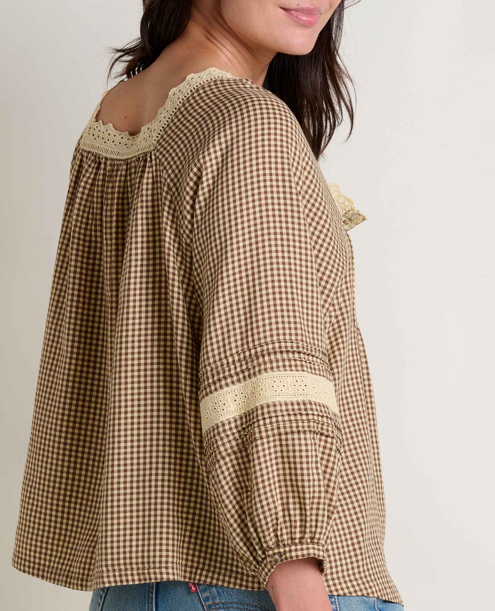 Toad & Co Womens Manzana Peasant Long Sleeve Shirt