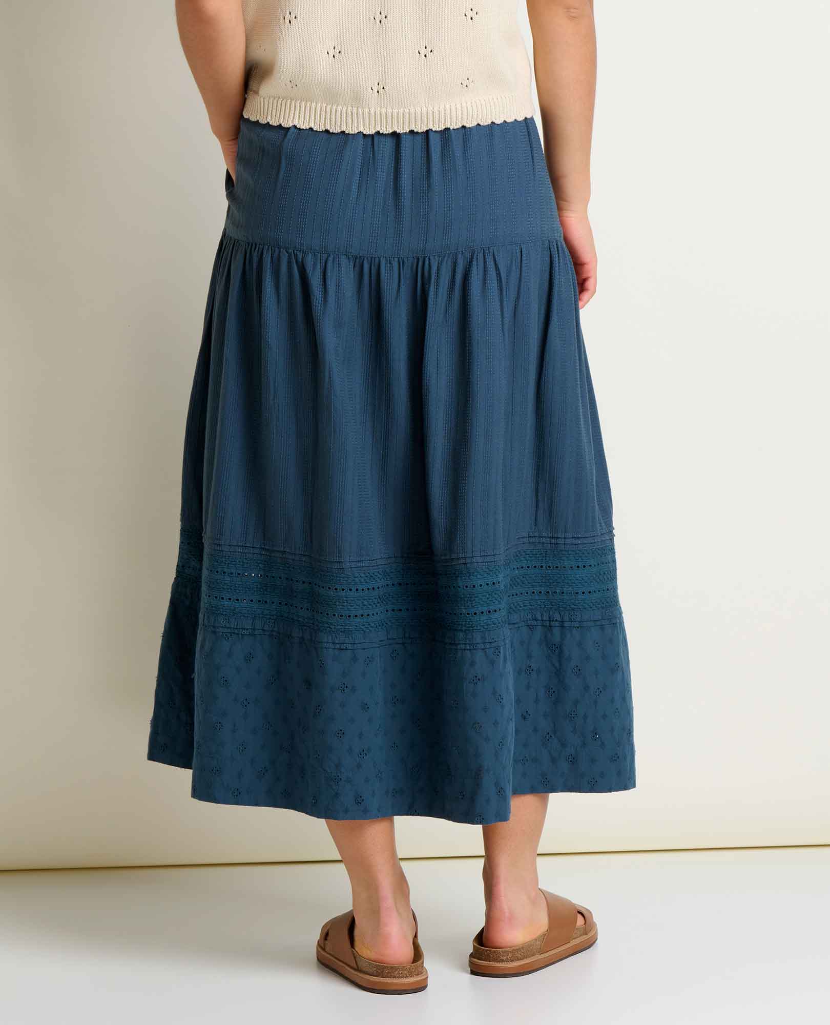 Toad & Co Womens Airscape Midi Skirt