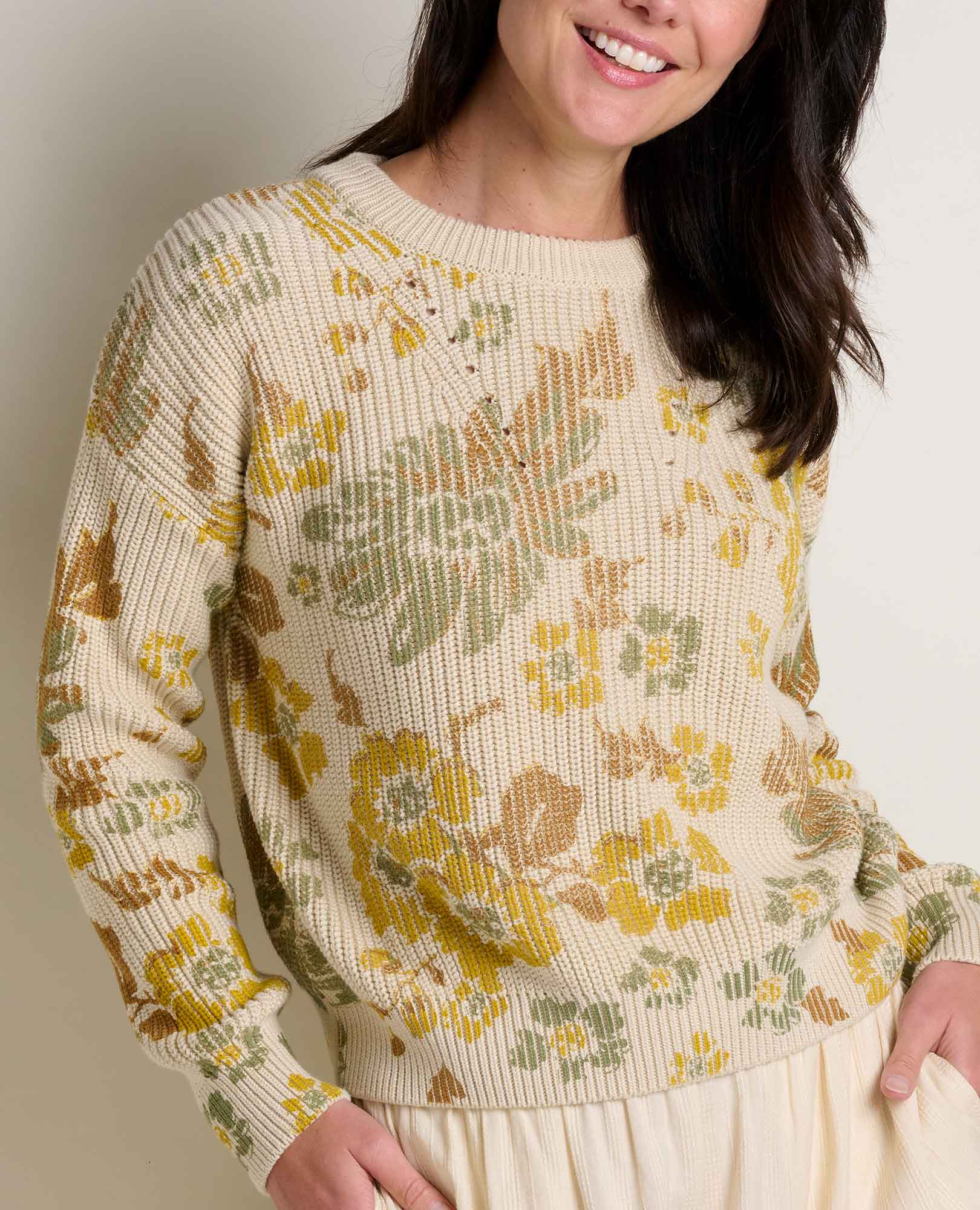 Toad & Co Womens Bianca Pattern Crew Sweater