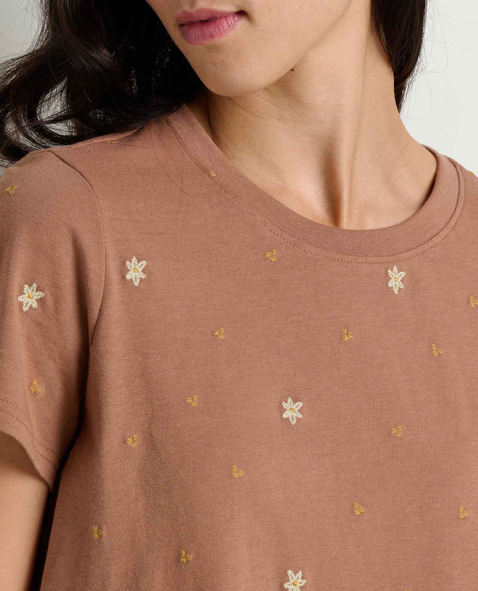 Toad & Co Womens Re-Form Crew Embroidered