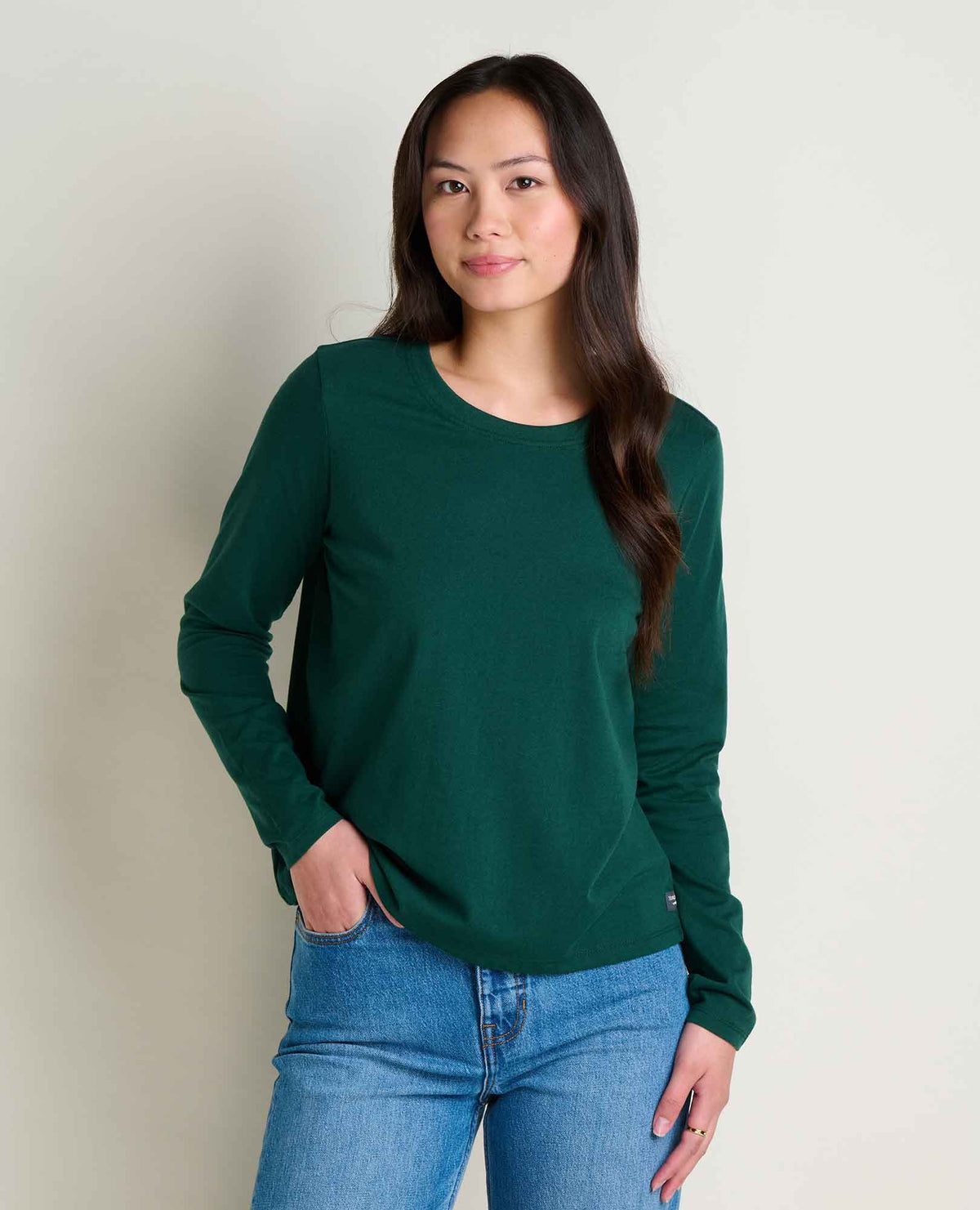 Toad & Co Womens Women's Re-Form Long Sleeve Crew