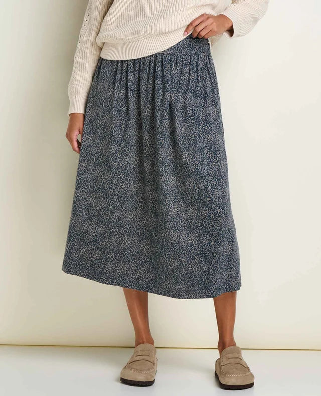Toad & Co Womens Chaka Midi Skirt