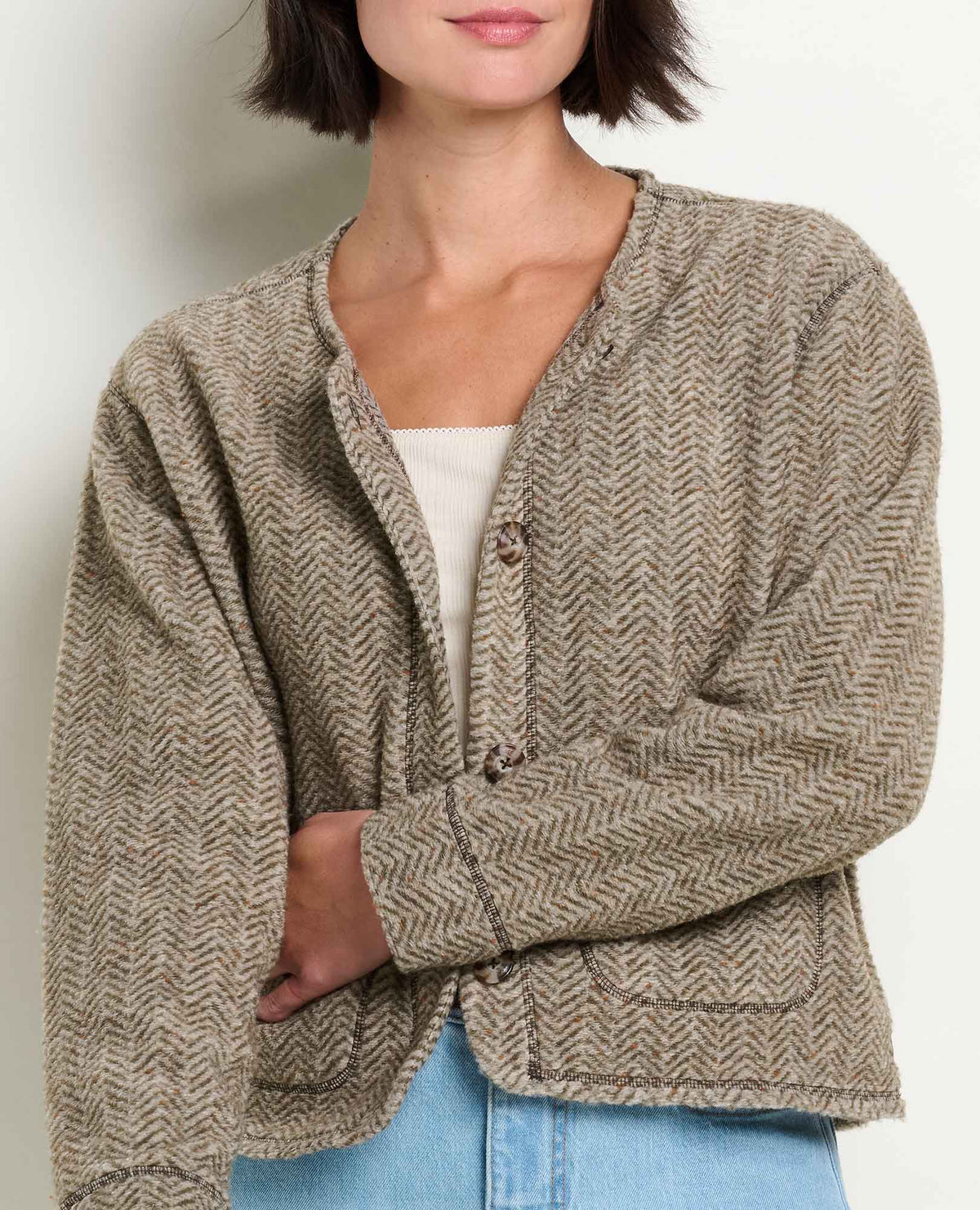 Toad & Co Womens Cabinside Fleece Cardigan