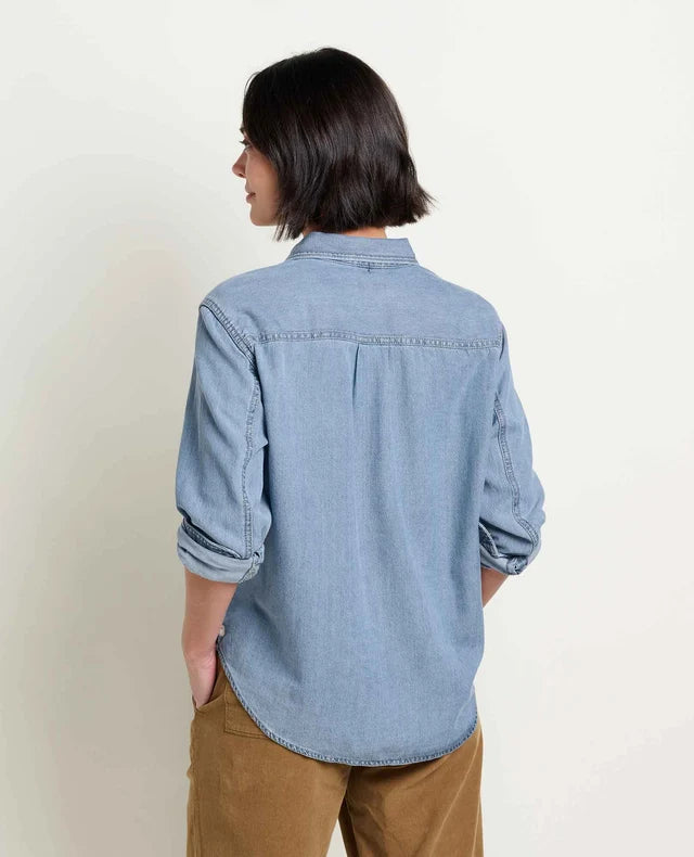 Toad & Co Womens Piñon Soft Denim Shirt