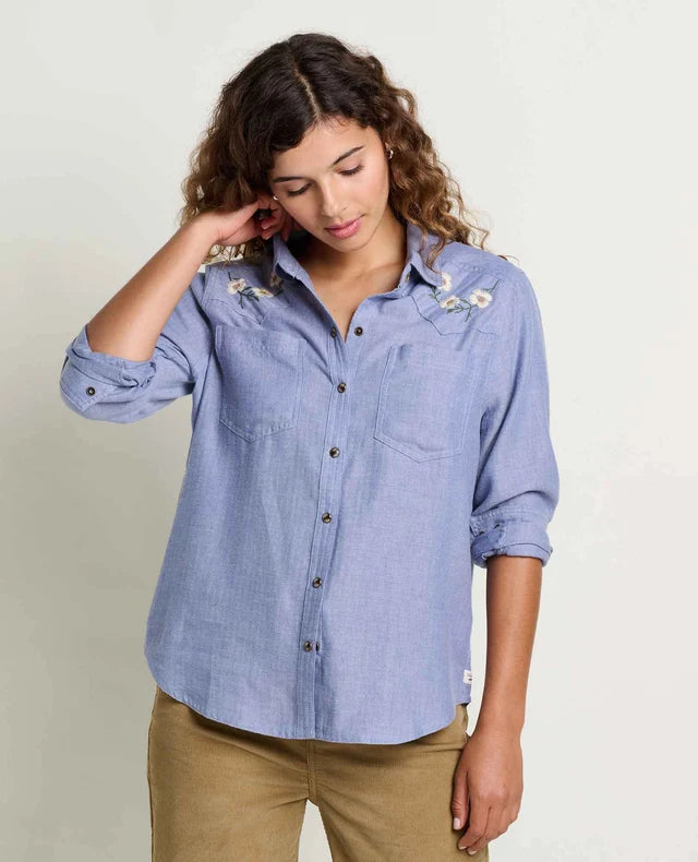 Toad & Co Womens Re-Form Flannel Western Shirt