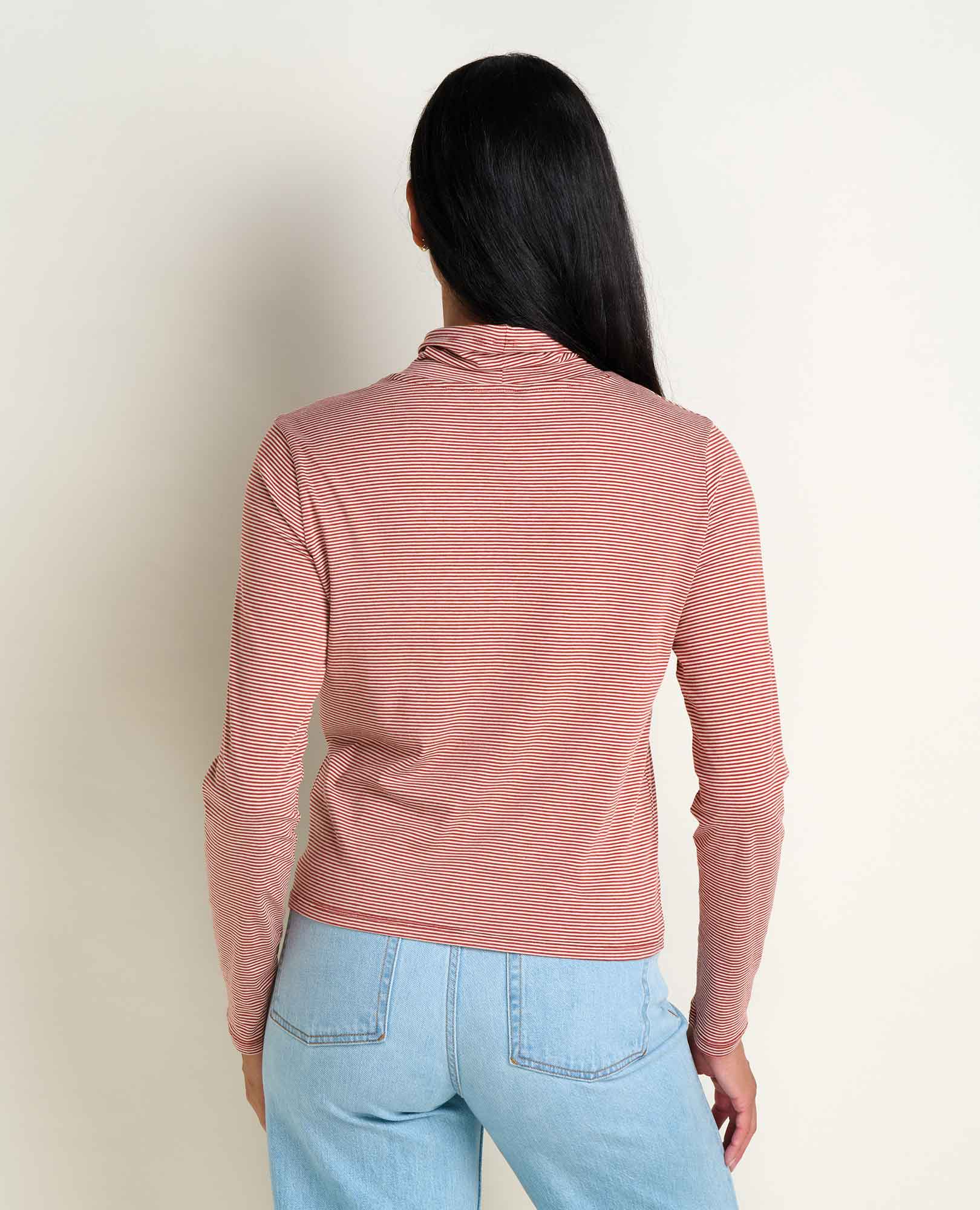 Toad & Co Womens Rosalie Long Sleeve Turtleneck Tee