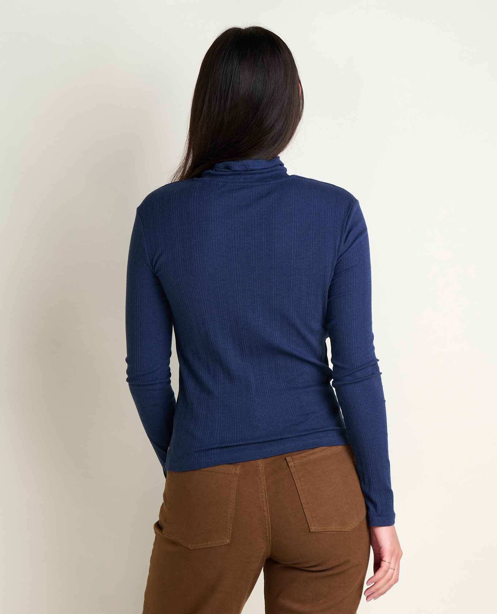 Toad & Co Womens Rosalie Long Sleeve Turtleneck Tee