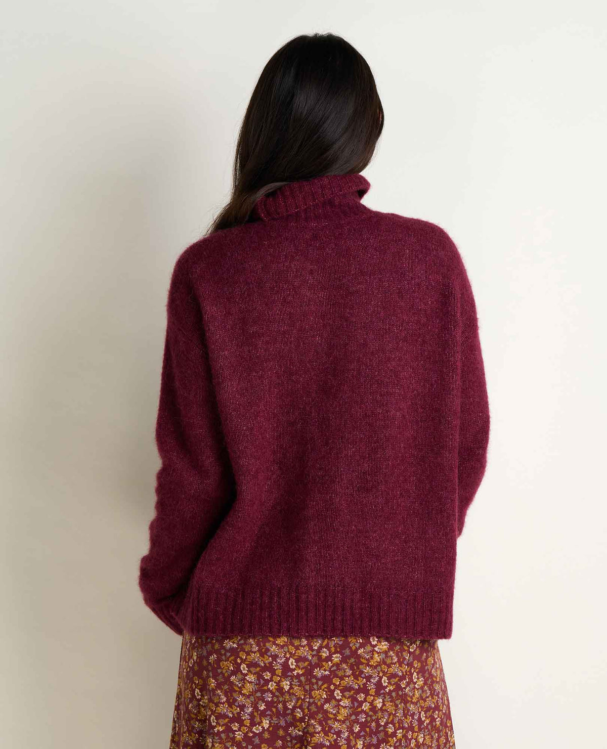 Toad & Co Womens Toddy T-Neck Sweater