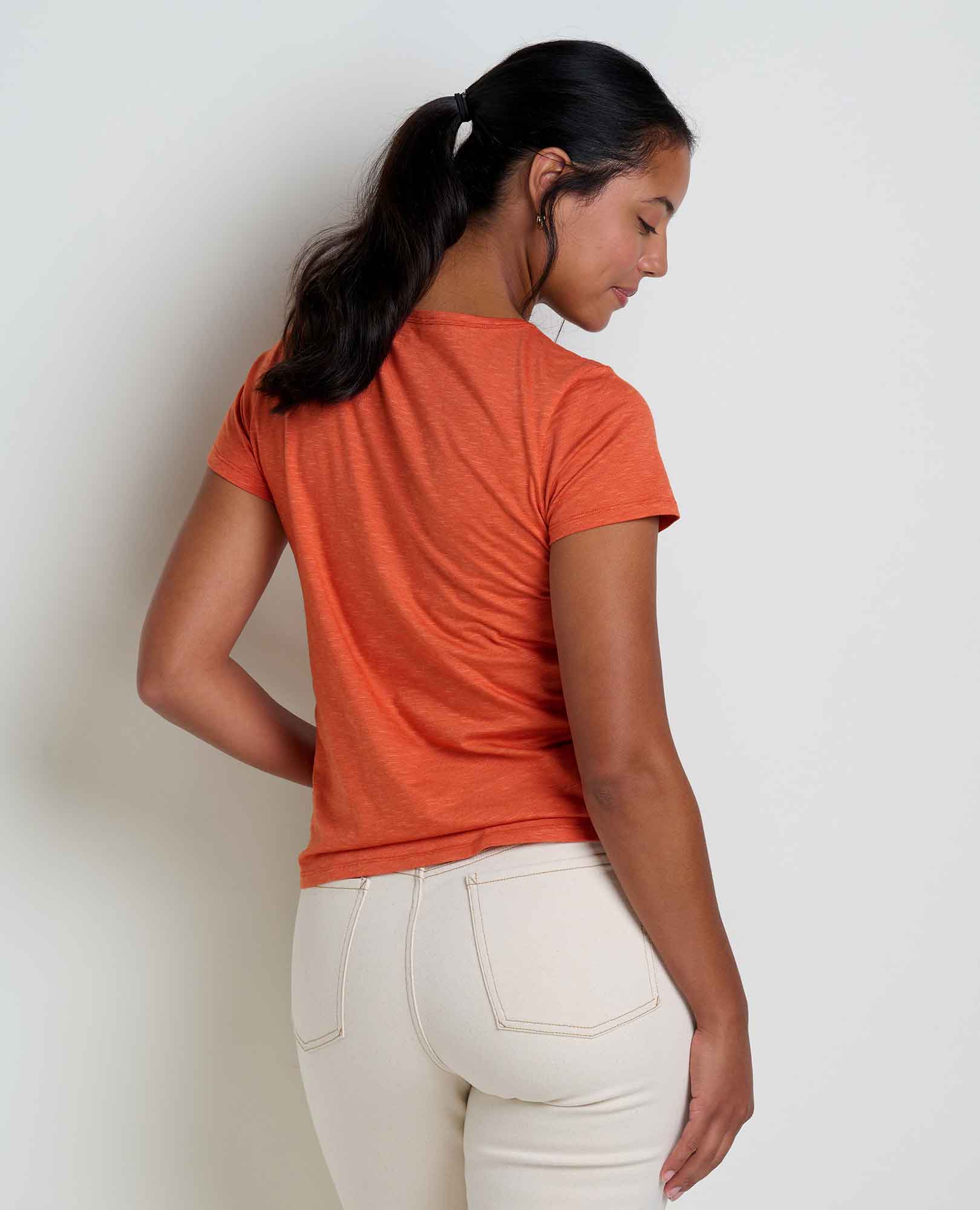 Toad & Co Womens Marley Short Sleeve V-neck Tee