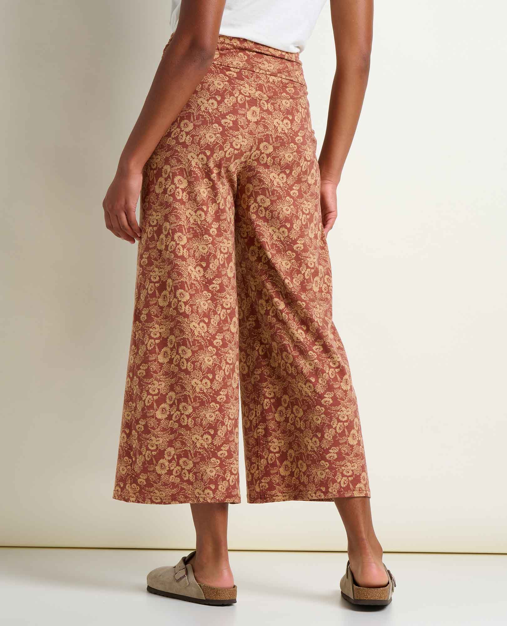 Toad & Co Womens Chaka Wide Leg Crop Pant