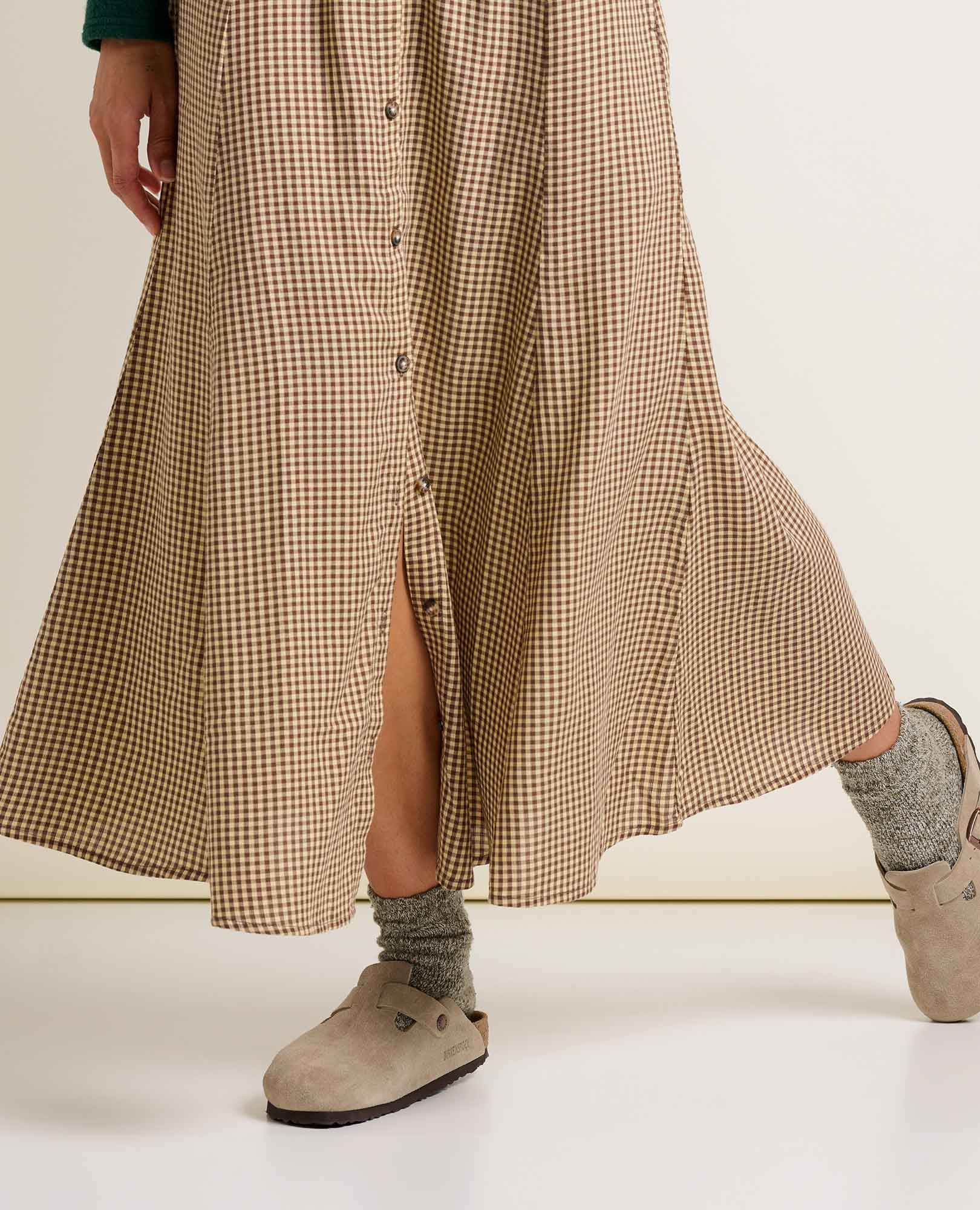 Toad & Co Womens Manzana Paneled Midi Skirt