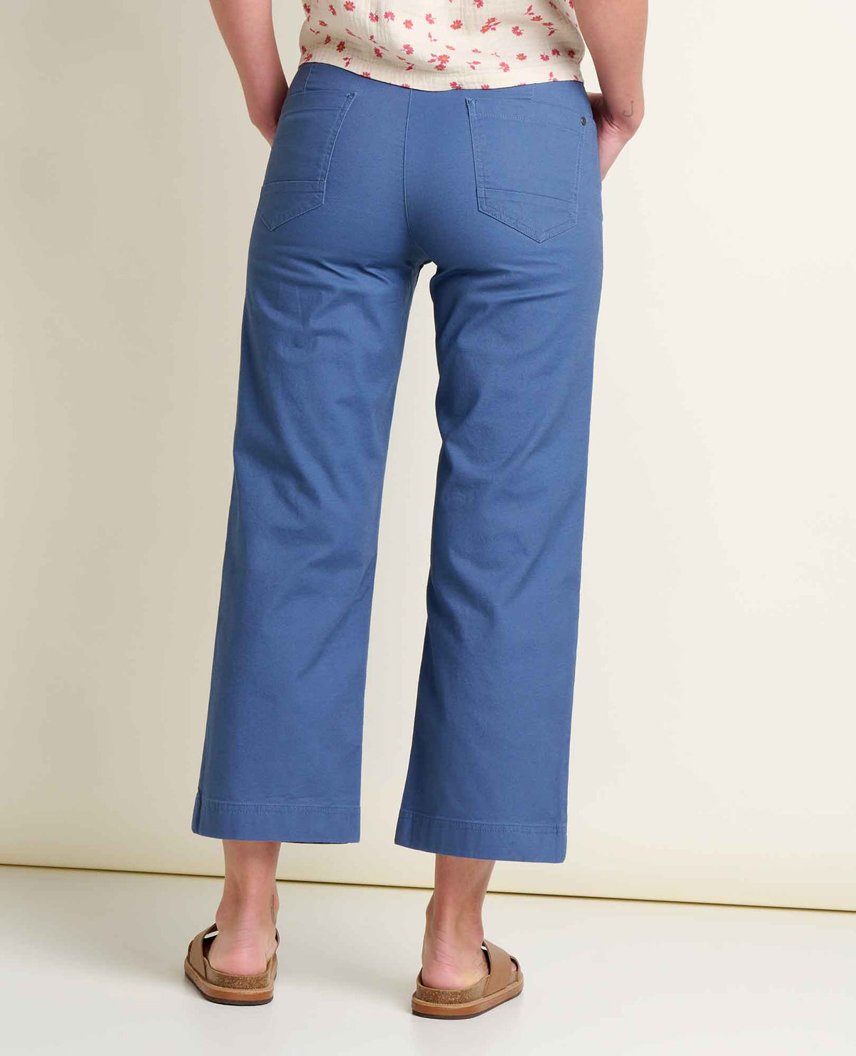 Toad & Co Womens Earthworks Wide Leg Crop Pant