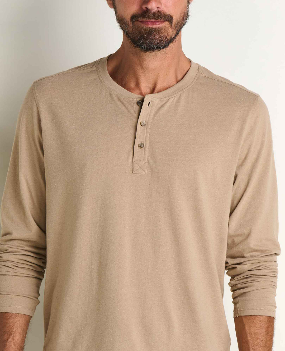 Toad & Co Mens Re-Form Long Sleeve Henley Tee