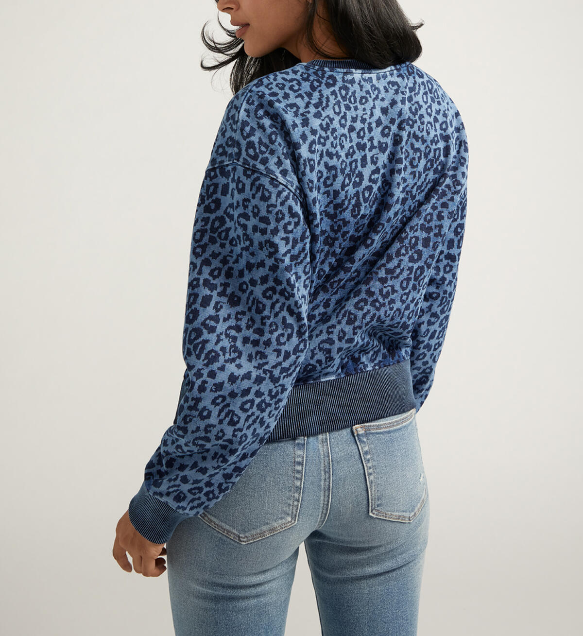 JAG Womens Elevated Indigo Crewneck