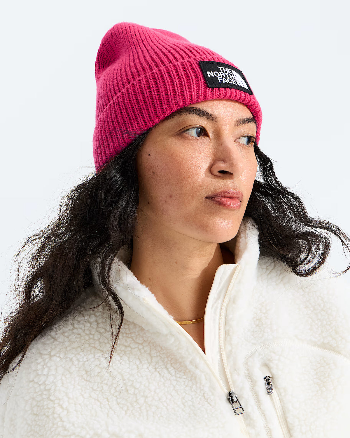 The North Face Logo Box Cuffed Beanie