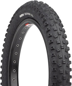 MSW Utility Player Tire - 12 x 2.25, Black, Rigid Wire Bead, 33tpi