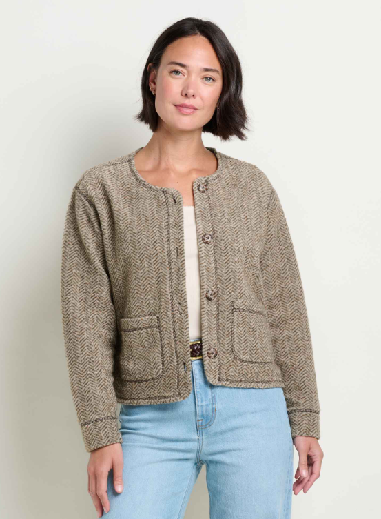 Toad & Co Womens Cabinside Fleece Cardigan