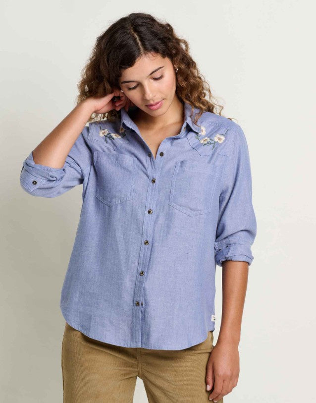 Toad & Co Womens Re-Form Flannel Western Shirt