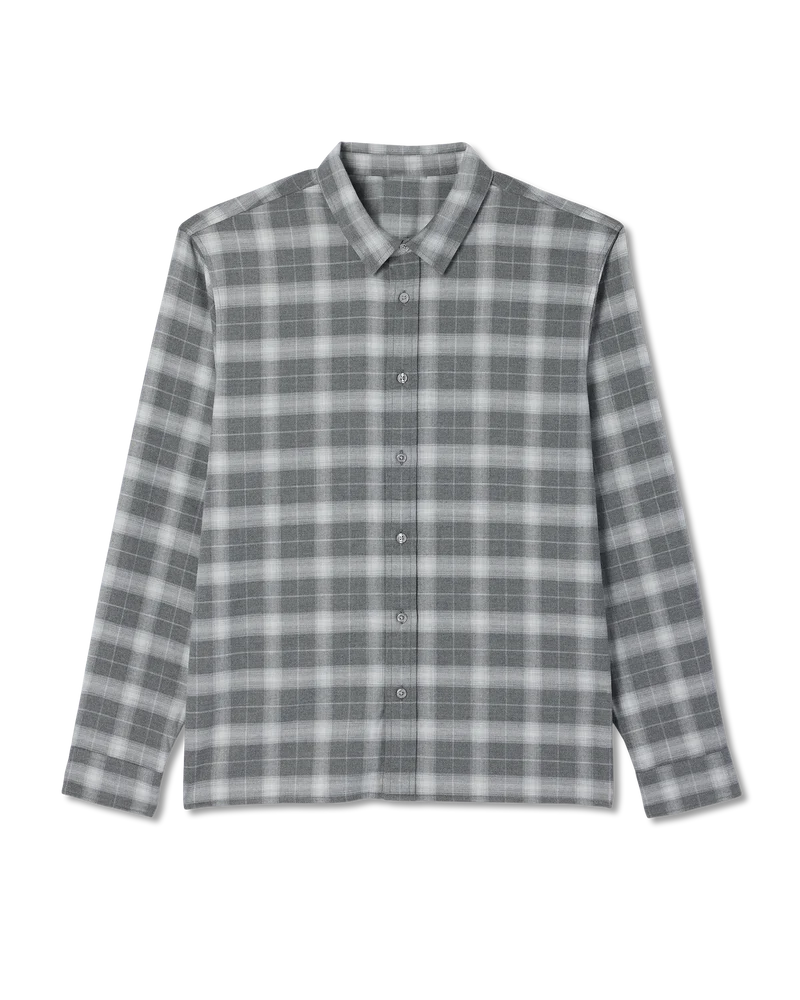 Vuori Mens Long Sleeve Midweight Flannel Shirt