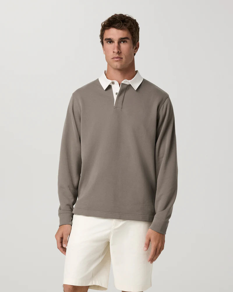 Vuori Mens Long Sleeve Cypress Rugby Shirt