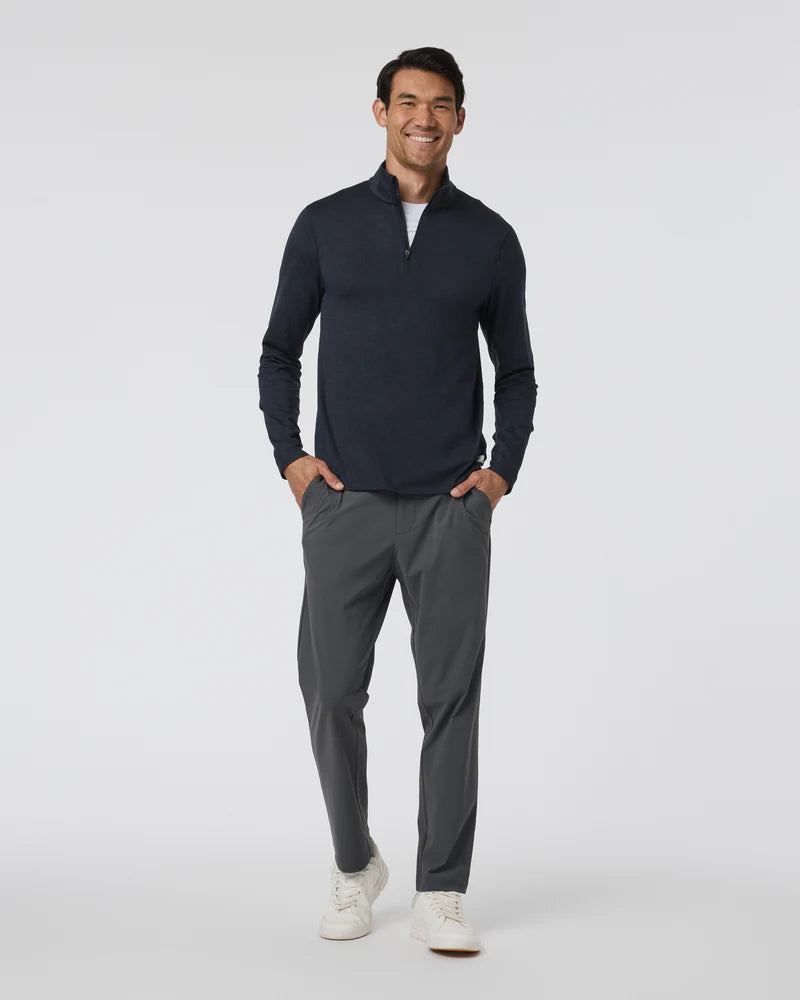 Vuori Mens Ponto 1/2 Zip Mock Neck