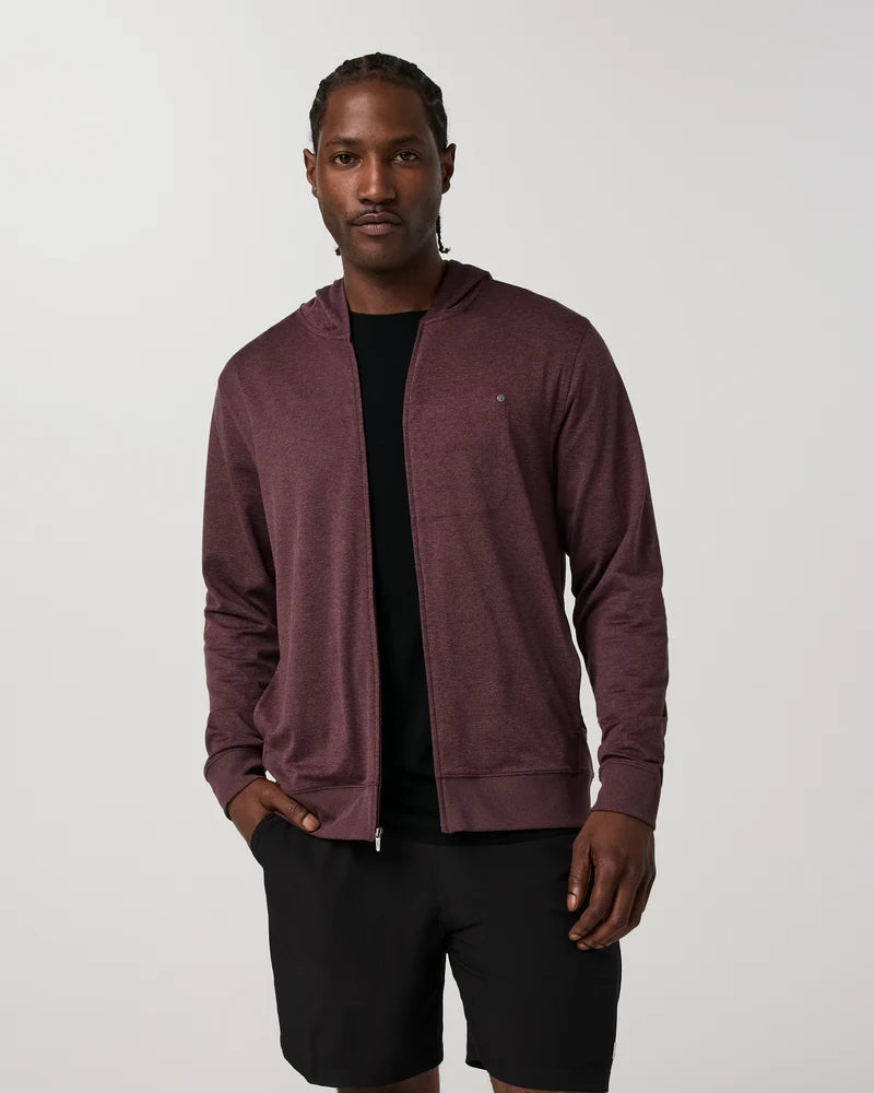 Vuori Mens Ponto Full Zip Hoodie