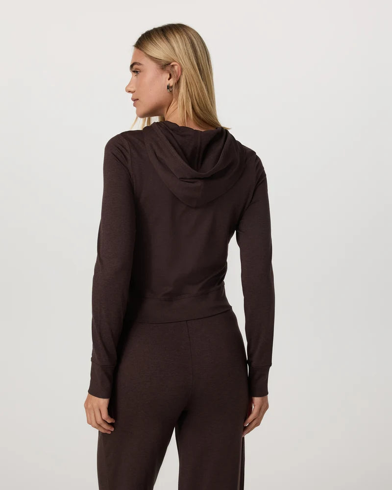Vuori Womens Halo Mini Full Zip Hoodie