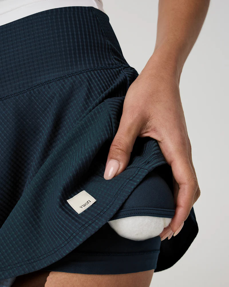 Vuori Womens Baseline Gingham Skirt