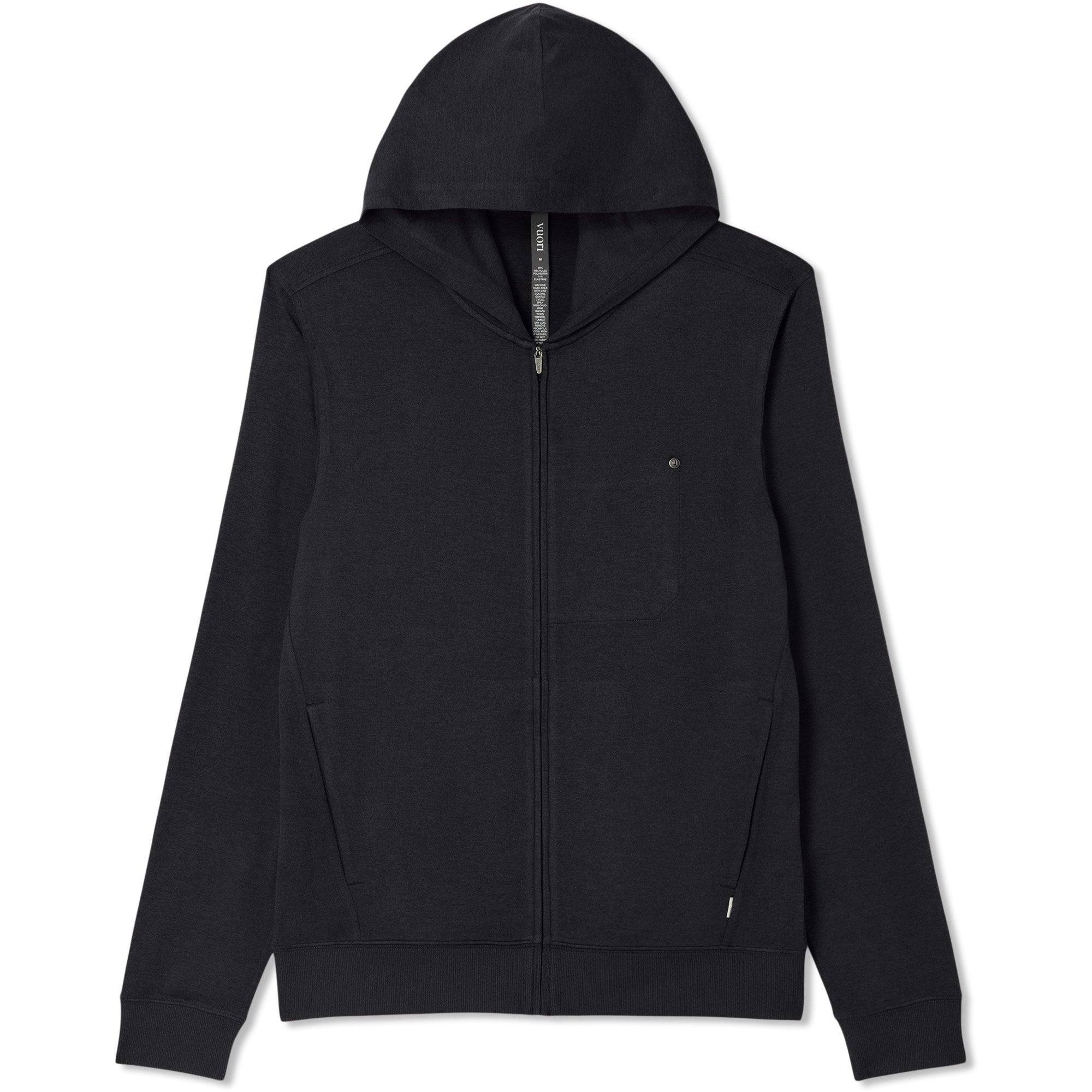 Vuori Mens Ponto Full Zip Hoodie