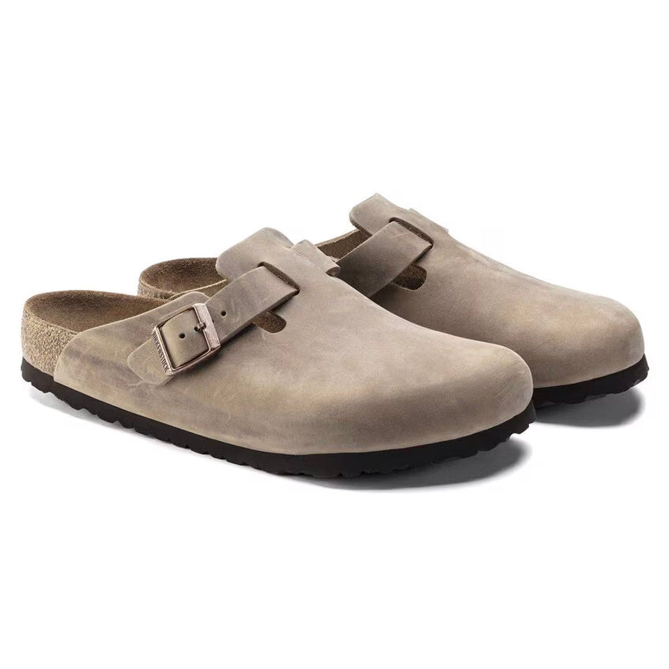 Birkenstock Mens Boston Soft Footbed Oiled Leather