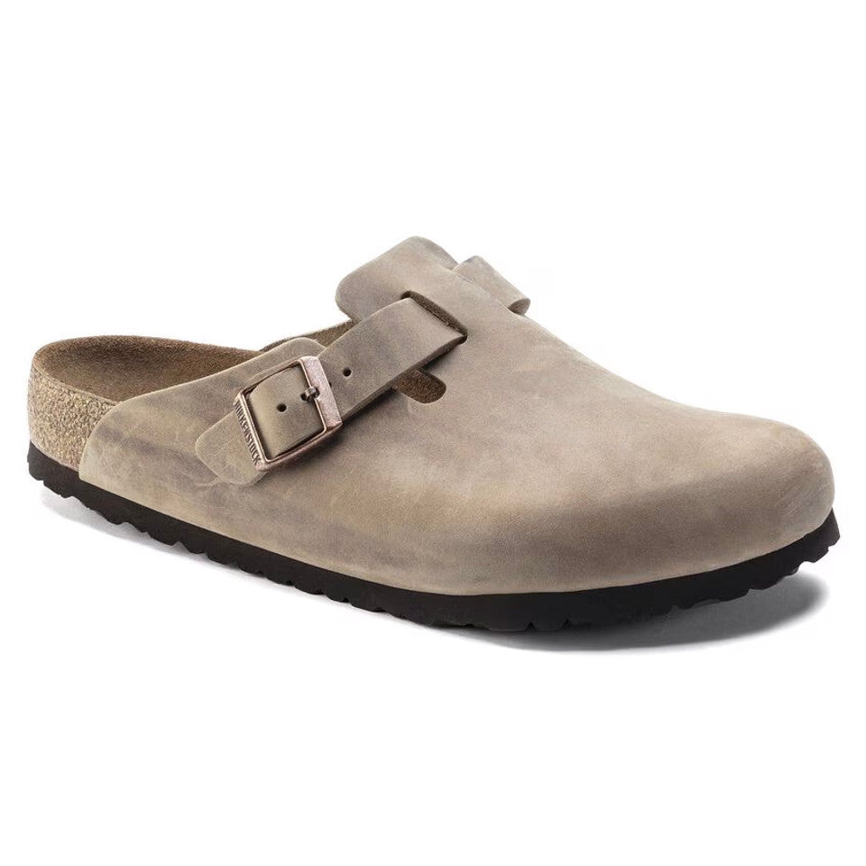 Birkenstock Mens Boston Soft Footbed Oiled Leather