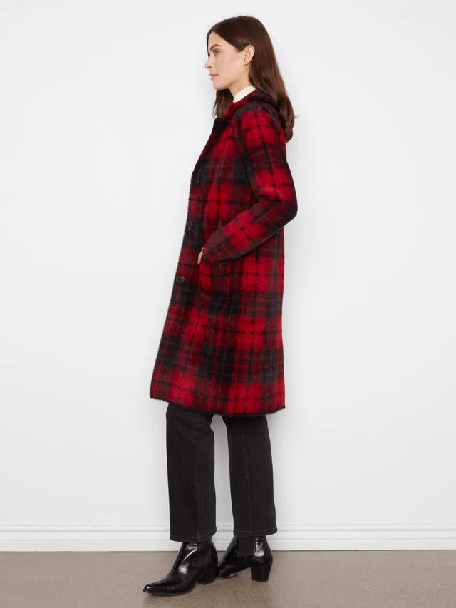 Charlie B Womens Knit Coatigan With Patch Pockets
