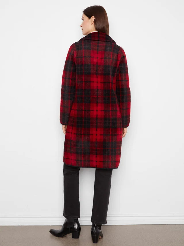 Charlie B Womens Knit Coatigan With Patch Pockets