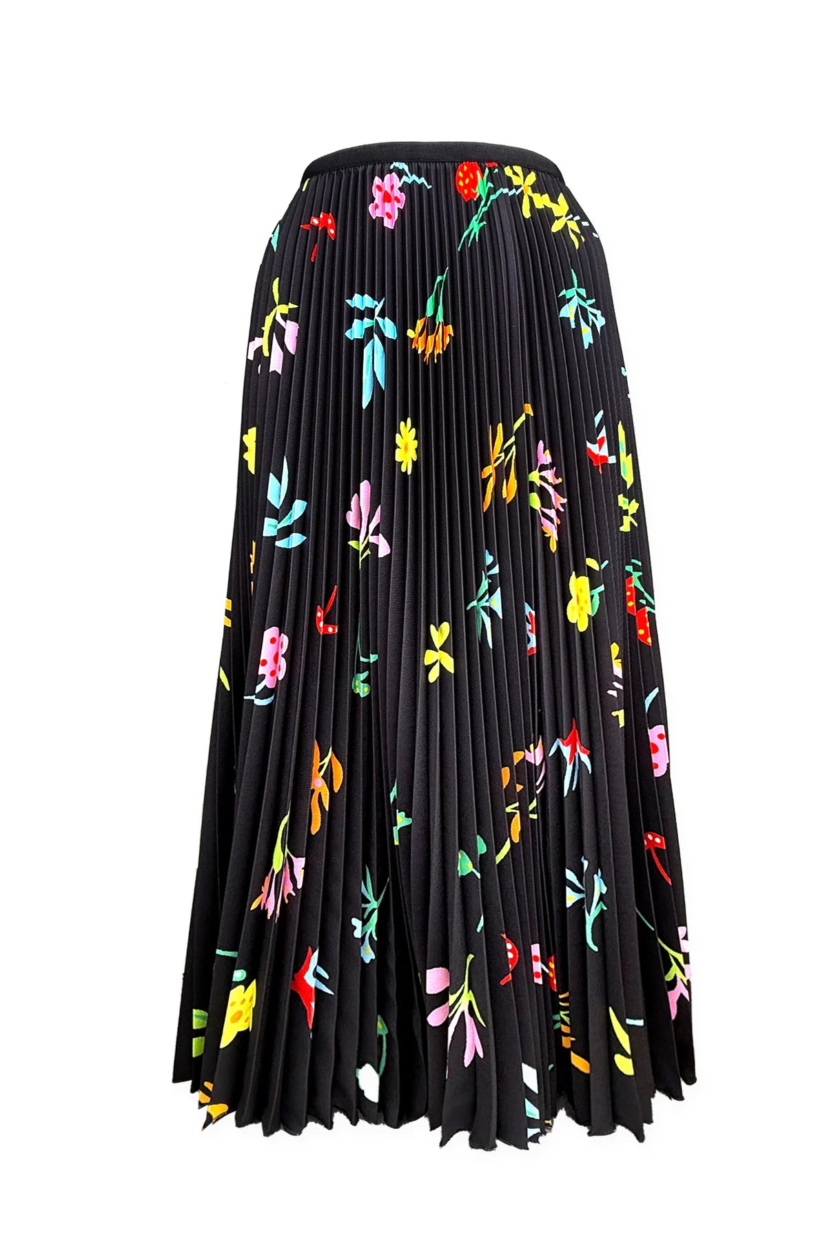 Wild Cosmos Womens Daisy Pleated Skirt